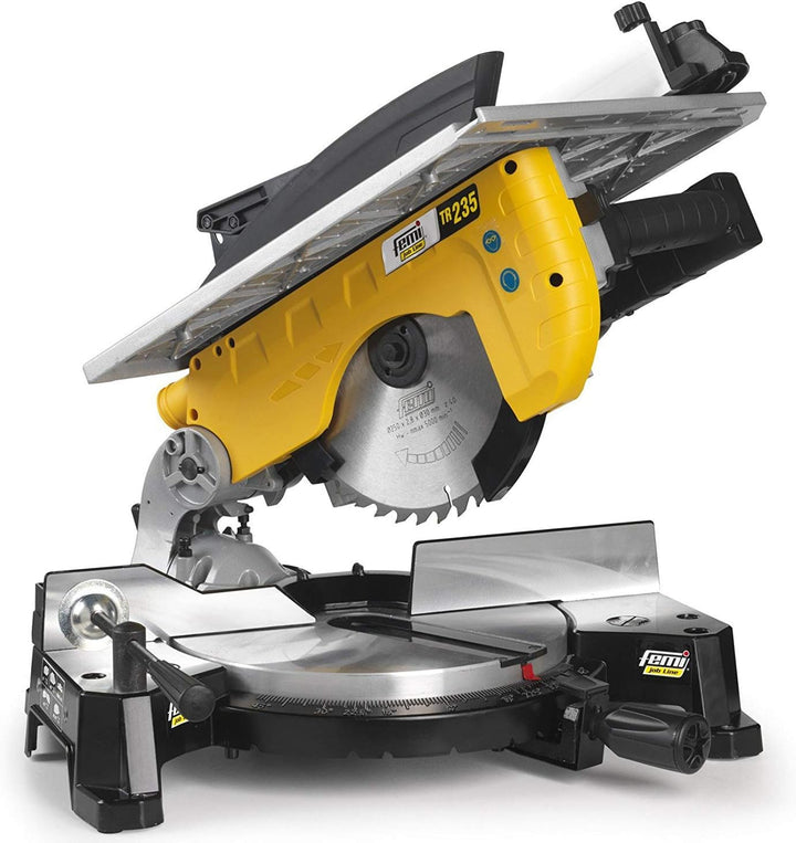 Femi TR 235 Kapp für Holz/Aluminium – Diam. 254 – mit Tisch – 1800 W.
