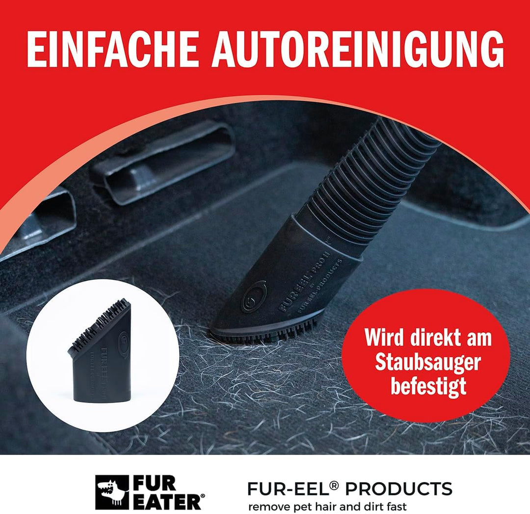 Tierhaarentferner PRO 2.0 Combo | Staubsauger Tierhaar Aufsatz für Auto & Zuhause | Entfernt Hunde-