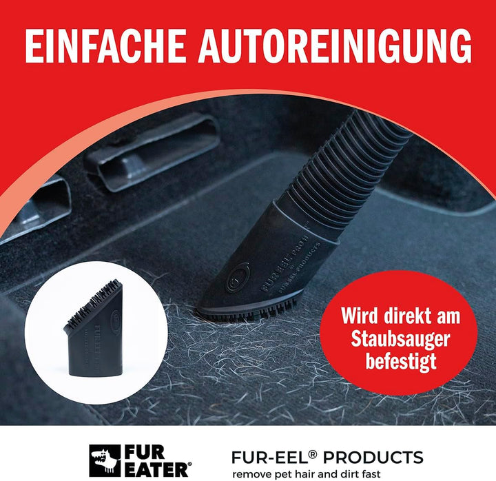 Tierhaarentferner PRO 2.0 Combo | Staubsauger Tierhaar Aufsatz für Auto & Zuhause | Entfernt Hunde-
