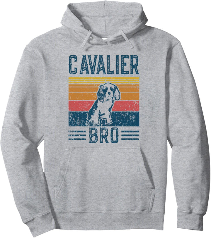 Cavalier Bro Hundekavalier-Bro, Vintage-Design Pullover Hoodie
