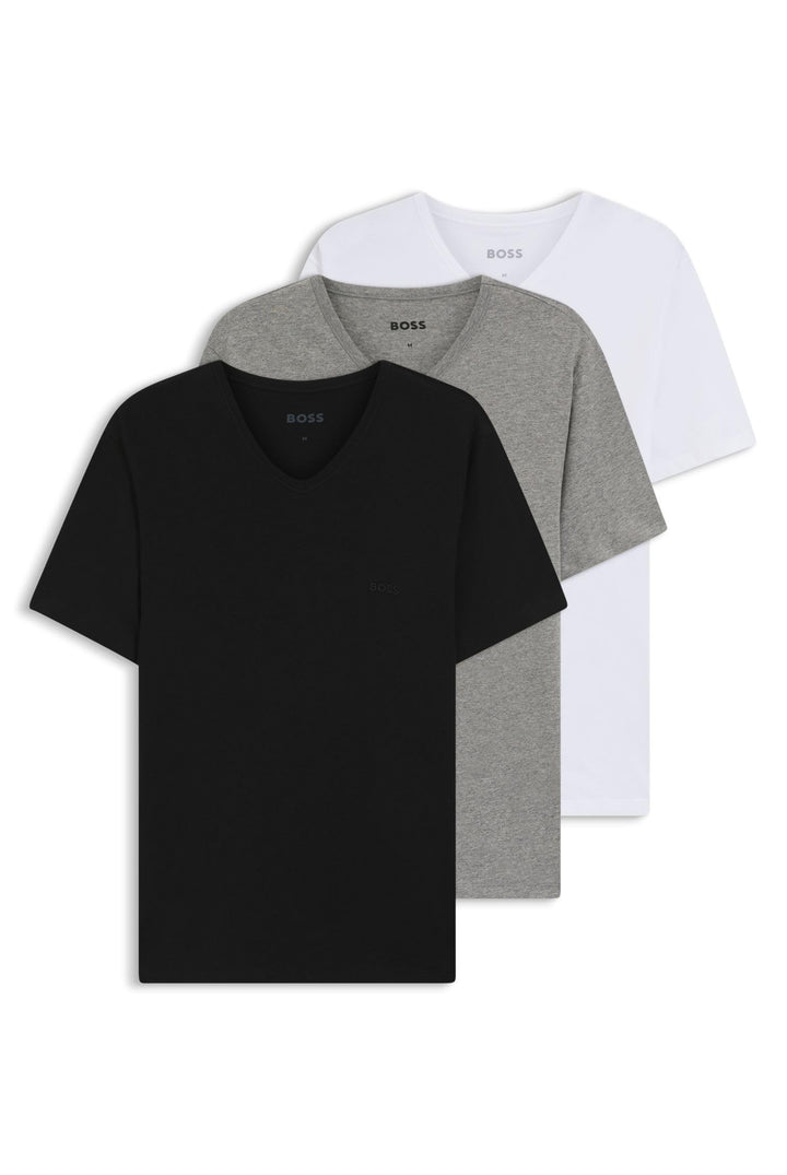 BOSS Herren T-Shirt (3er Pack) M Assorted-pre-pack, M Assorted-pre-pack