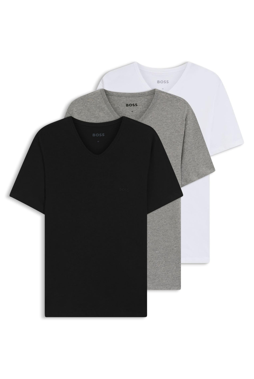 HUGO BOSS Herren T-Shirt (3er Pack) XS Assorted-pre-pack, XS Assorted-pre-pack