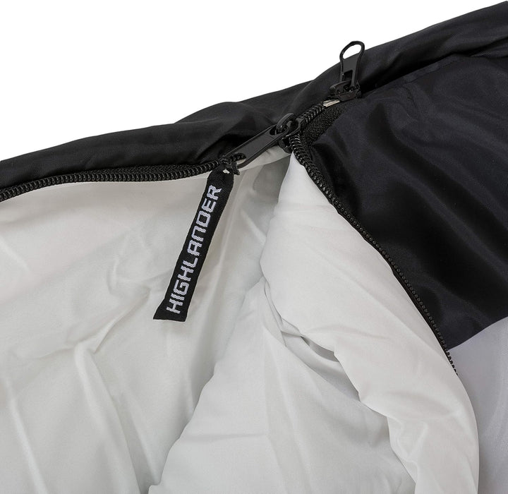 K New Highlander Kinder-Schlafsack, Unisex, Creature Schwarz/Panda, Schwarz/Panda