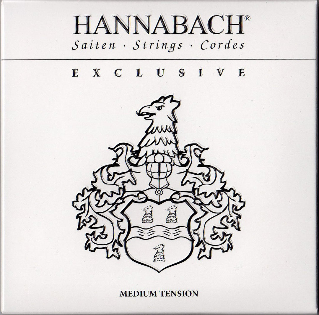 Hannabach 652737 Klassikgitarrensaiten Satz Exclusive Serie Medium Tension Medium Tension Satz mediu