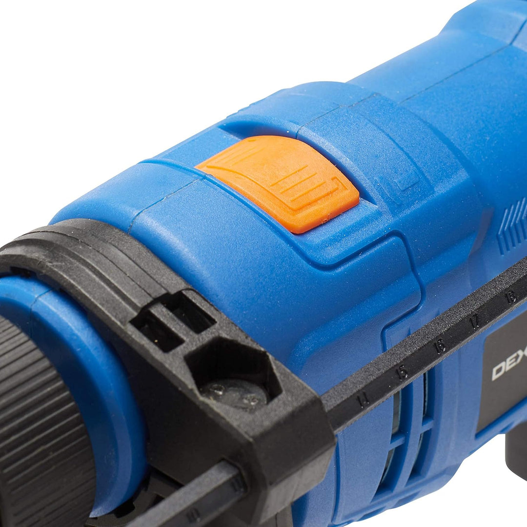 DEXTER - Schlagbohrer - Bohrmaschine - Handbohrmaschine - 650W - 44800 SPM - Auto-lock Ø13 mm - Tief