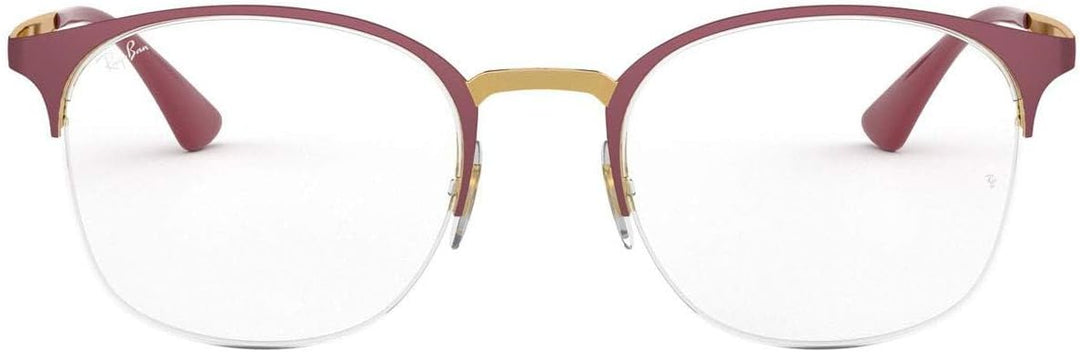 Ray-Ban Damen 0rx 6422 3007 49 Brillengestelle, Gold (Pink Gold On Top Matte Bordeaux)