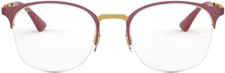 Ray-Ban Damen 0rx 6422 3007 49 Brillengestelle, Gold (Pink Gold On Top Matte Bordeaux)