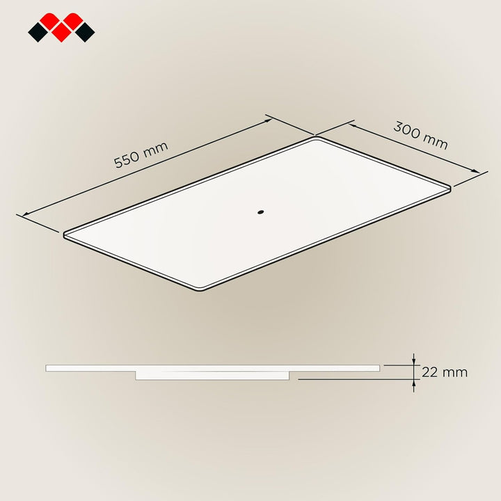 ROTOBASE M White M Base, TV Ständer, M, Base WHITE, Single
