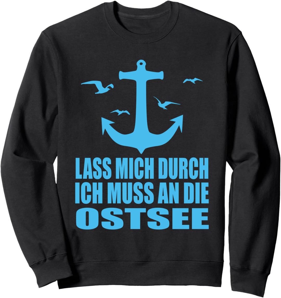 Ostsee Urlaub Rügen Usedom Fehmarn Travemünde Wismar Fans Sweatshirt