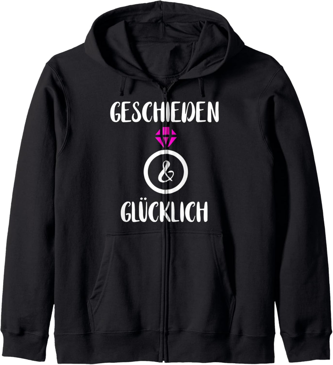 Geschieden & Glücklich Frisch Geschieden Scheidung Exfrau Kapuzenjacke