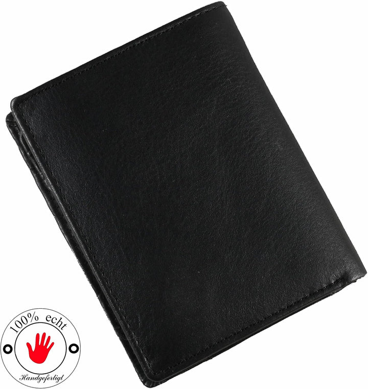 Pranke Geldbörse Portemonnaie Echt Leder Brieftasche Hochformat Geldtasche Portmonee 10 Kartenfächer