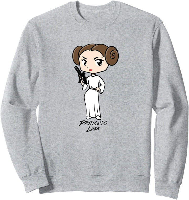 Star Wars Princess Leia Cute Cartoon Sweatshirt