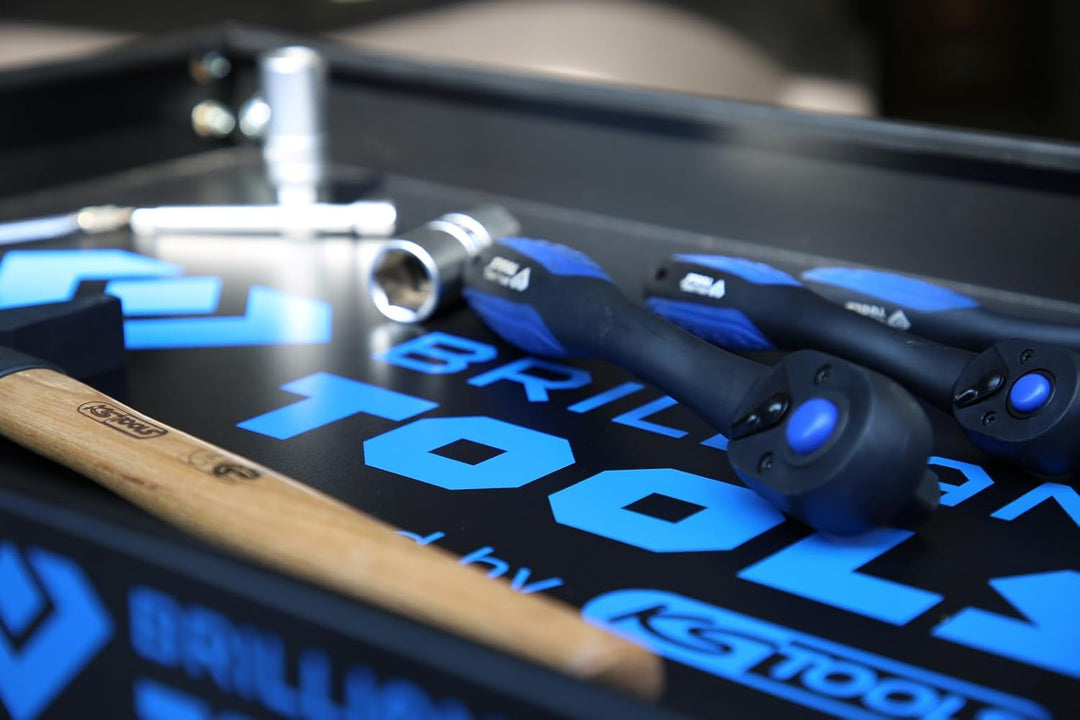 BRILLIANT TOOLS BT024143 1/4" + 1/2" Universal-Werkzeug-Satz, 143-tlg [Powered by KS TOOLS] 143-tlg.