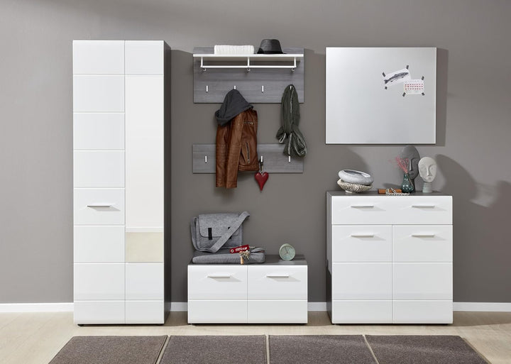 trendteam smart living - Garderobenpaneel Paneel - Garderobe - Line - Aufbaumass (BxHxT) 80 x 40 x 2