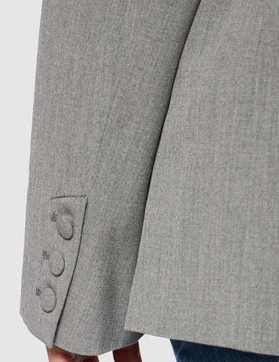 Naf Naf Damen EUNICA V1 Blazer, anthrazit, 44