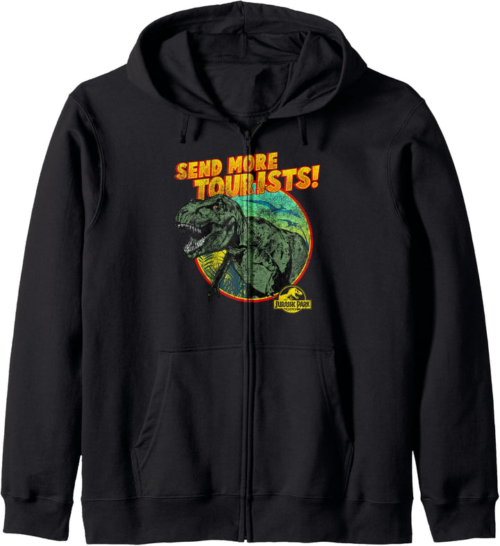 Jurassic Park T-Rex Send More Tourists Kapuzenjacke