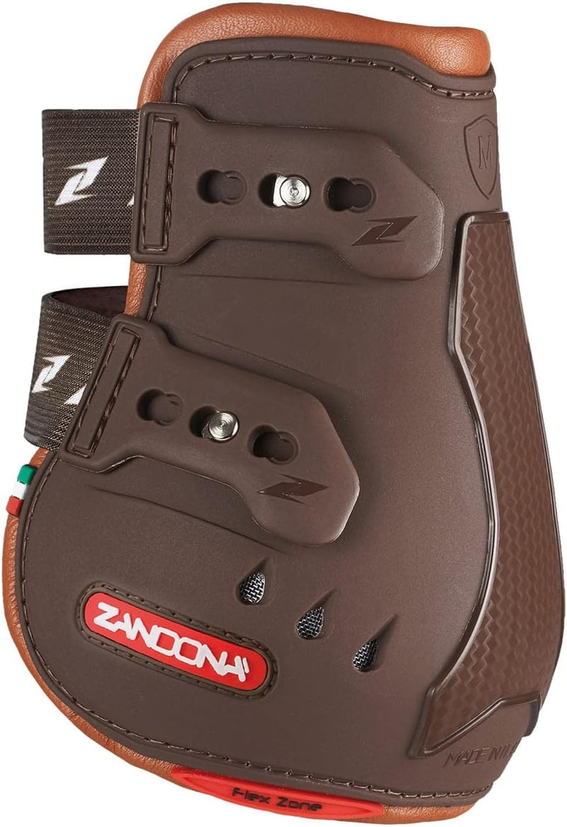 Zandonà Carbon Air Classic Evo Active-Fit Fetlock Protektoren für Pferde S Braun, S Braun