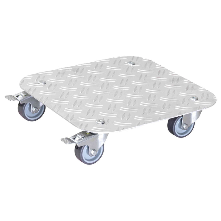 Wagner Pflanzenroller Alaska 29 x 29 x 7,5 cm I Blumenroller für Aussenbereich + Innenbereich I Kübe