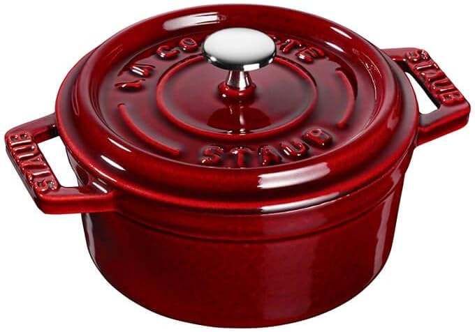Staub 1004195 40509-805-0 Mini Cocotte, rund mit Deckel 10 cm, 0,25 L, induktionsgeeignet, mit matts