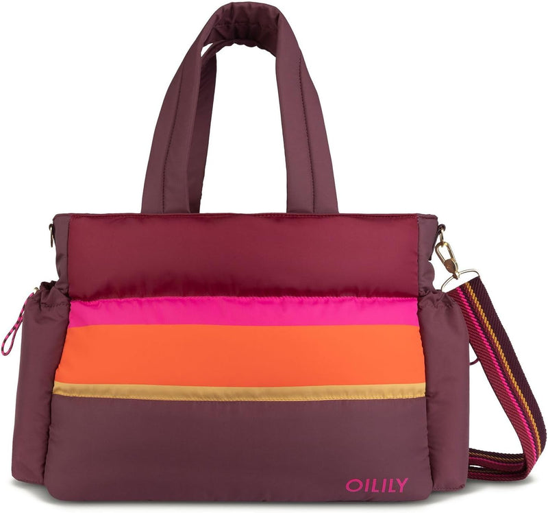 Oilily Bobo Baby Bag Colour Block Decadent Chocolate