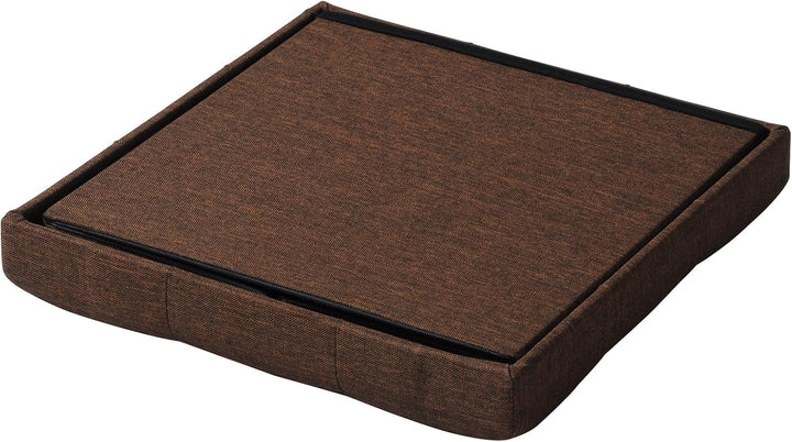 WOLTU SH06br-2 2er Set Sitzhocker mit Stauraum Sitzwürfel Sitzbank Faltbar Truhen Aufbewahrungsbox,