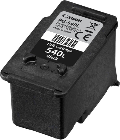 Canon PG-540L Black Ink Cartridge - 5224B010 Plastik (veraltet) mit Sicherheitsetikett, Plastik (ver