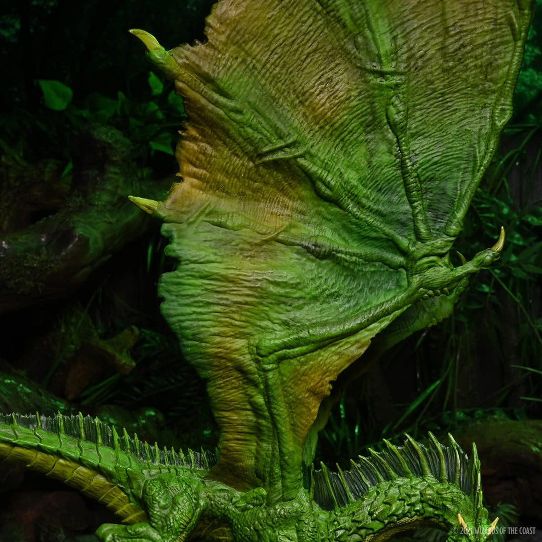 WizKids D&amp;D Icons of The Realms: Adult Green Dragon Figur | DnD Miniaturen Grün für Erwachsene, Grün