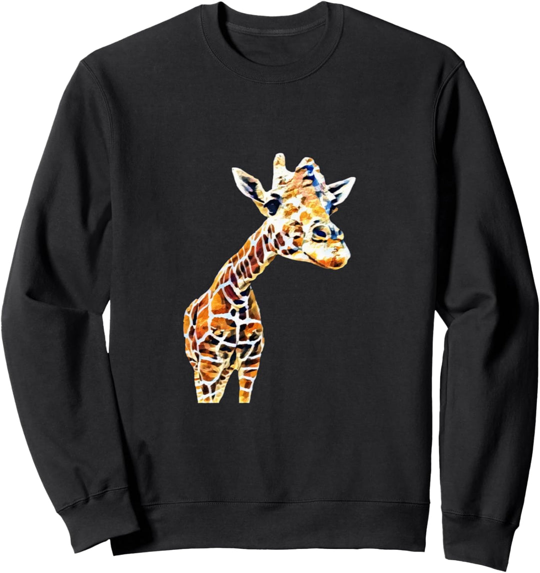 Giraffe Motiv Wildtiere Afrika Safari Tiere Giraffen Sweatshirt
