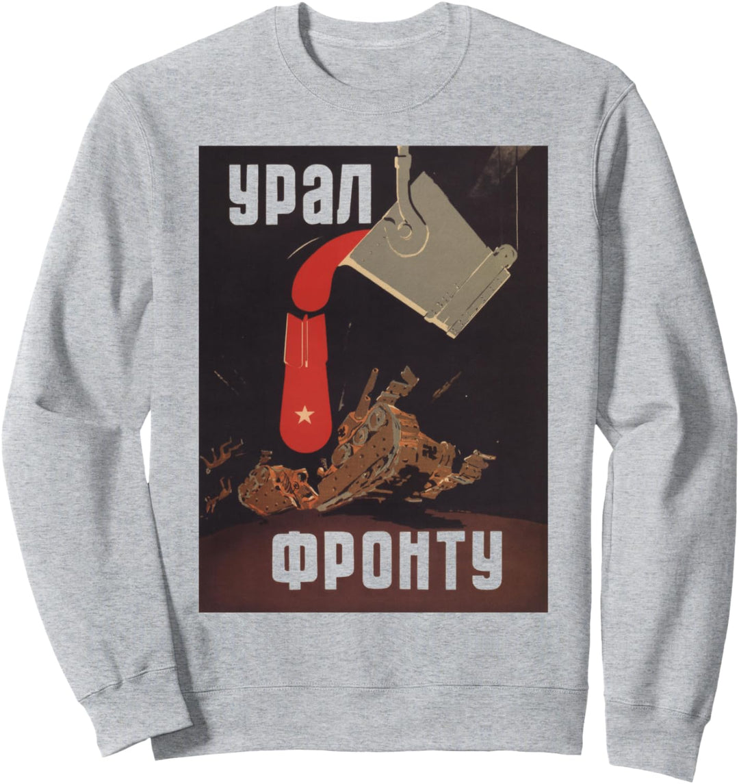 Ural zu Armee Retro Vintage Sowjetunion Propaganda Poster. Sweatshirt