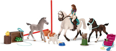 schleich 98270 HORSE CLUB Adventskalender 2021, für Kinder ab 5 Jahren, HORSE CLUB - Spielset Mix