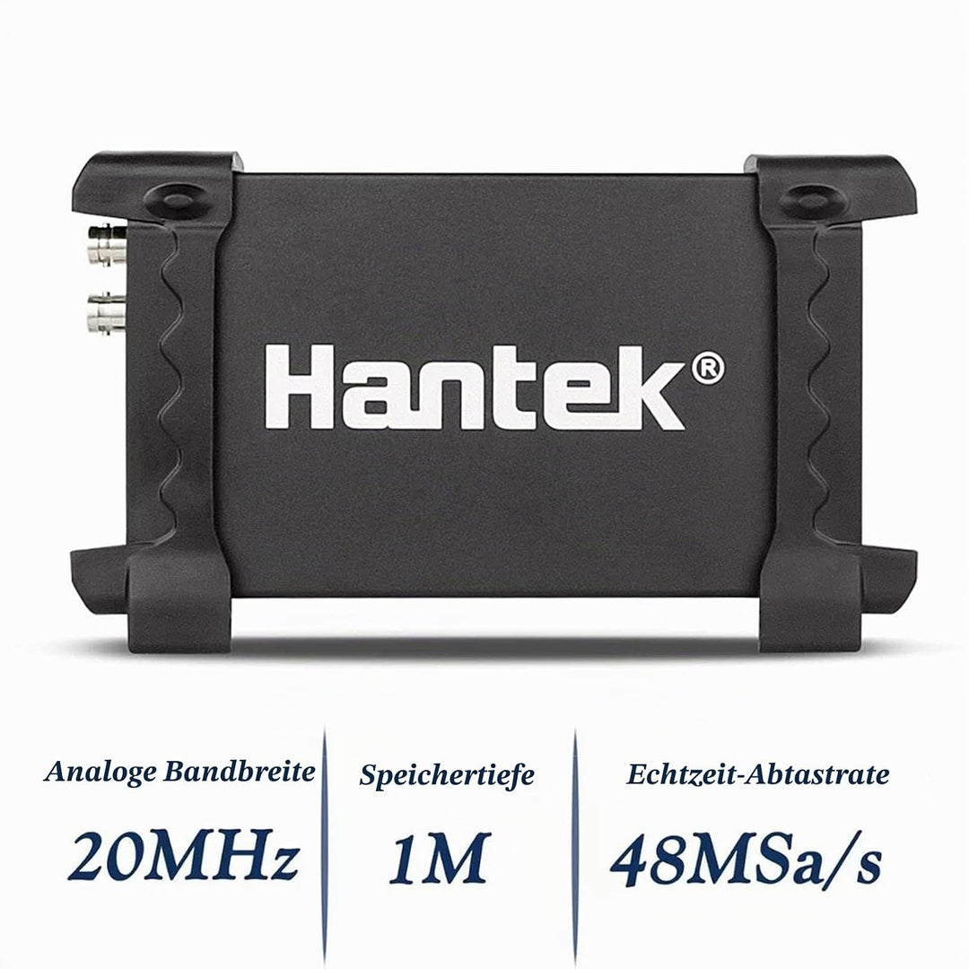 Hantek 6022BE 2-Kanal-USB-Digital-Speicher-Oszilloskop, 20 MHz, PC-basiert, 48 MSa/s
