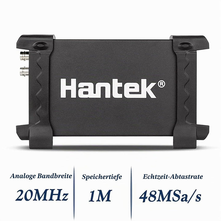 Hantek 6022BE 2-Kanal-USB-Digital-Speicher-Oszilloskop, 20 MHz, PC-basiert, 48 MSa/s