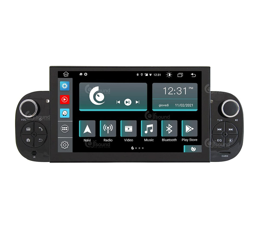 Costum fit Autoradio für FIAT Panda Android GPS Bluetooth WiFi Dab USB Full HD Touchscreen Display 7