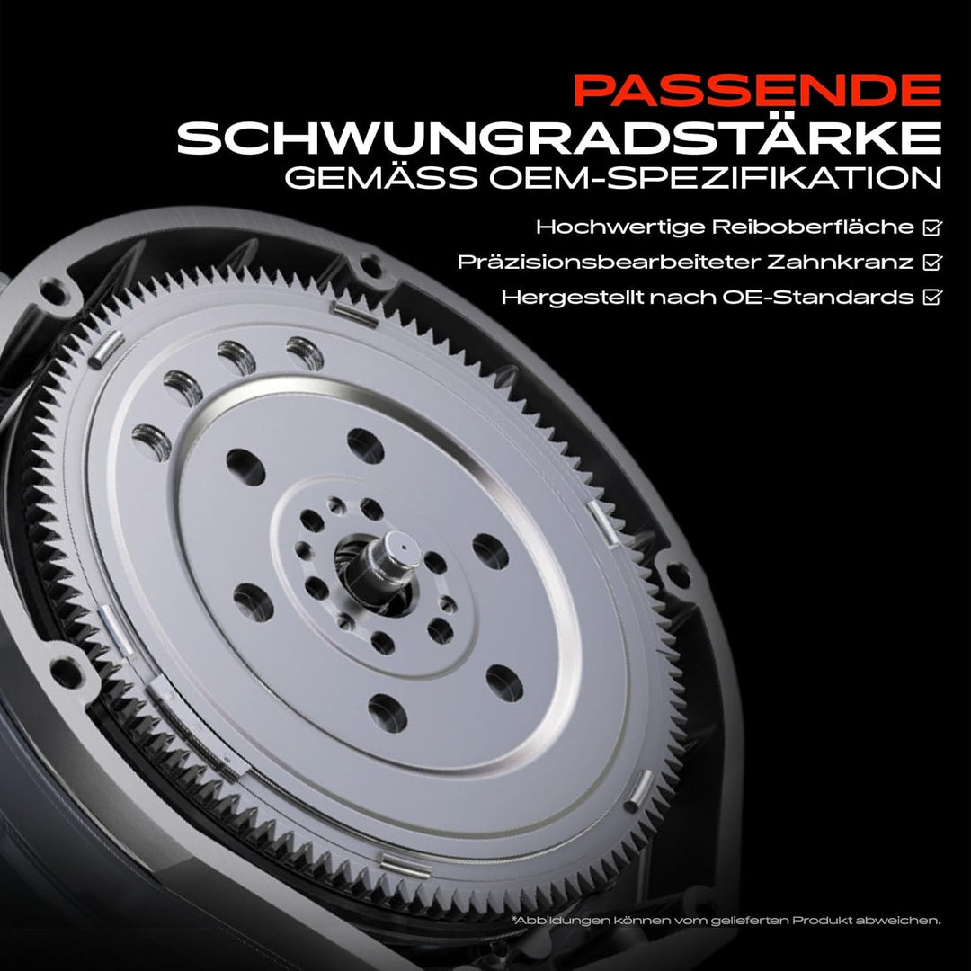 Frankberg Schwungrad Zweimassenschwungrad D.S.G Kompatibel mit A3 8P1 8PA 2003-2010 Octavia II 1Z3 1