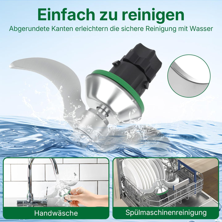 Teigmesser für Vorwerk Thermomix TM5,TM6,TM7, Ersatzteile für Thermomix Messer, Mixmesser Ersatz Zub
