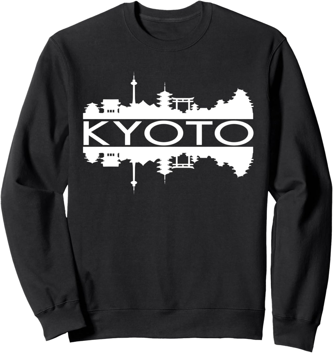 KYOTO JAPAN SKYLINE DES GEBÄUDES, TURMS, TEMPELS, TORII-TORS Sweatshirt