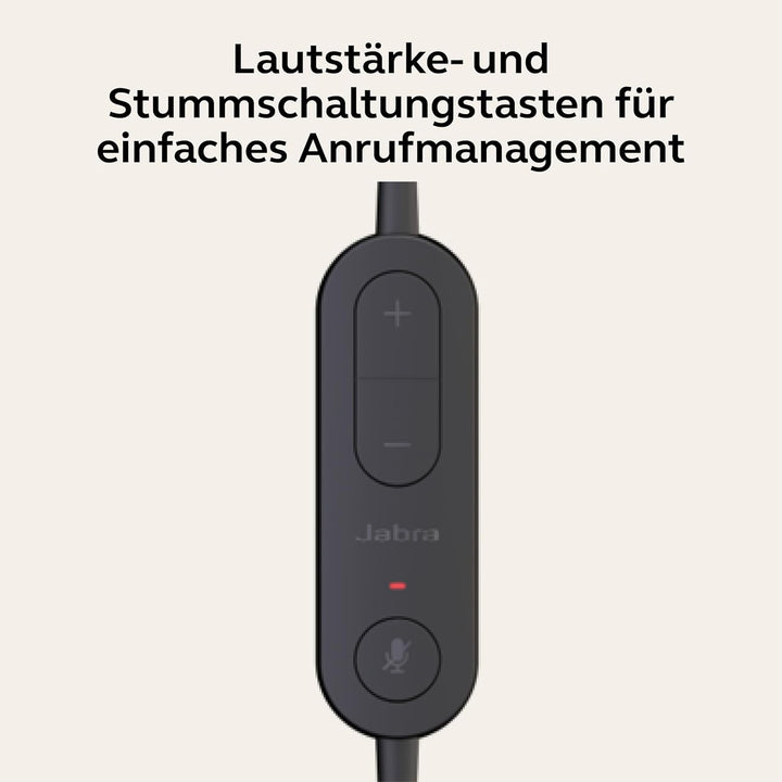 Jabra Evolve 10 Kabelgebundenes Headset mit geräuschunterdrückendem Mikrofon für PC/Laptop - USB-A-E