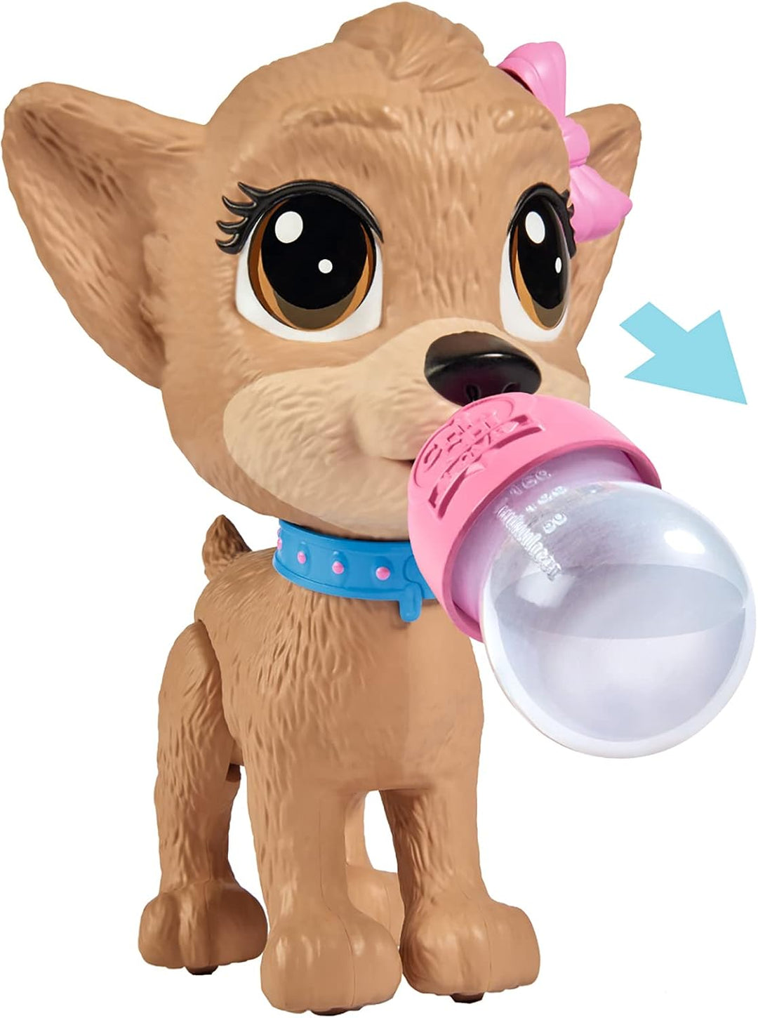Simba 105893460 - ChiChi Love PiiPii Puppy, Hund zum Gassi gehen, macht Pipi, ab 3 Jahren, 20 cm, Me