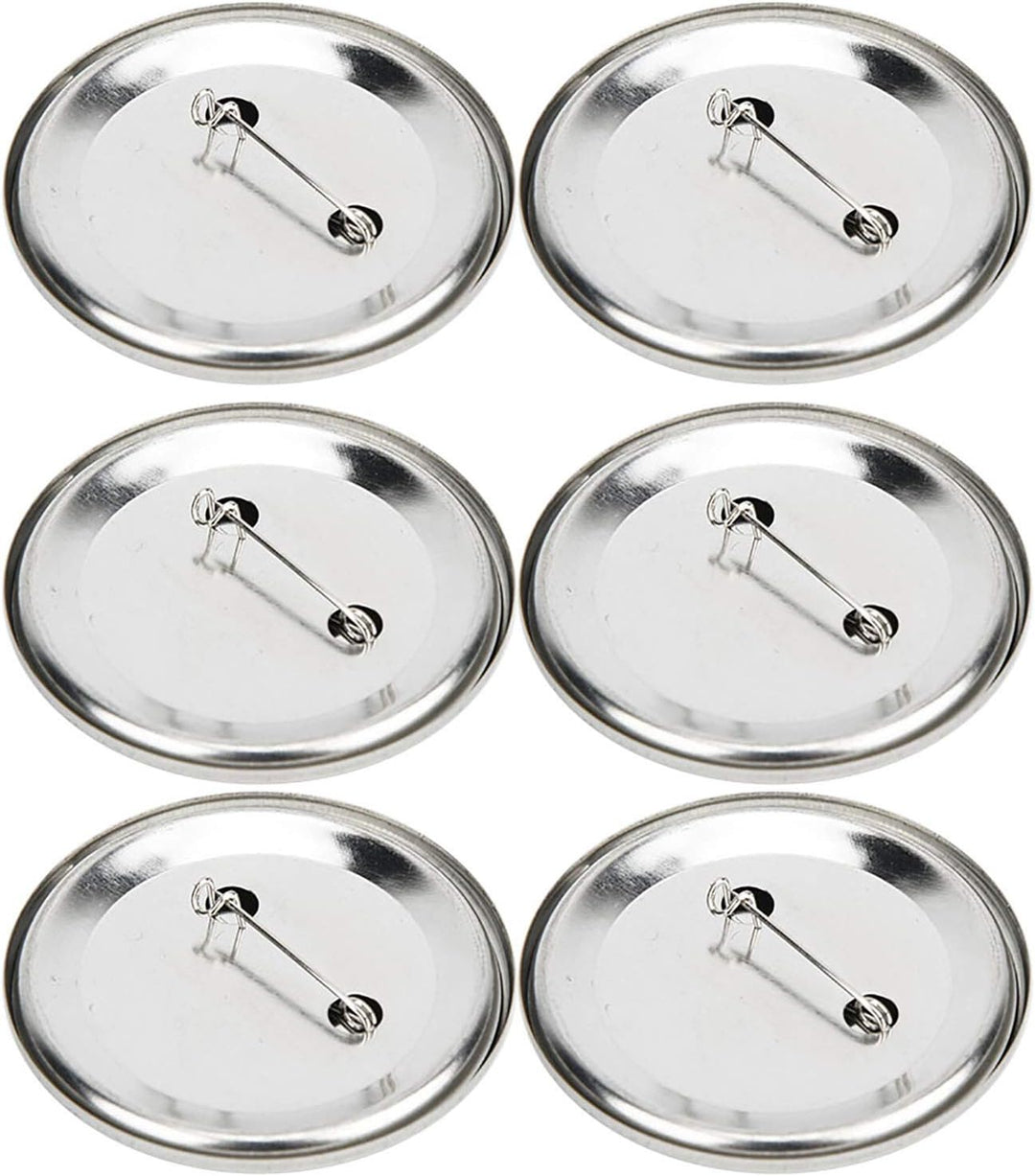 Buttonrohlinge 56Mm,100 Sets 56 Mm Anstecknadeln,Knopfteile,Abzeichenherstellungszubehör,Diy-Bastelm
