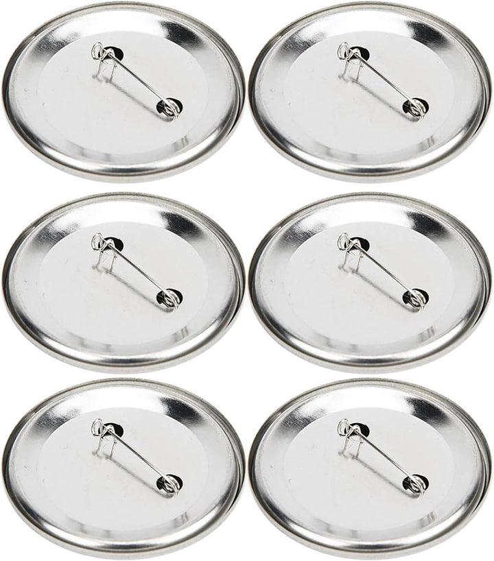 Buttonrohlinge 56Mm,100 Sets 56 Mm Anstecknadeln,Knopfteile,Abzeichenherstellungszubehör,Diy-Bastelm