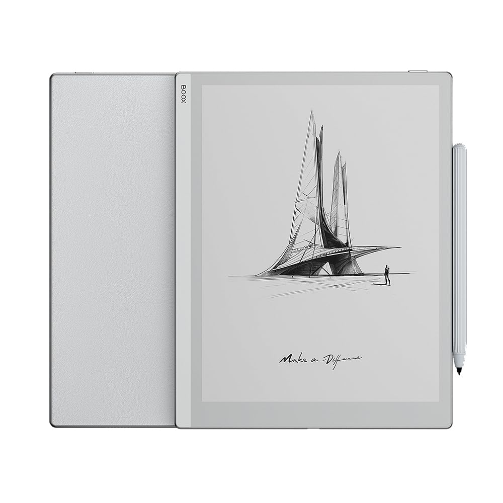 BOOX Go 10.3 ePaper Tablet 10.3 Inch Monochrome 300 ppi 64 GB Android 12 E-Ink HD WiFi BT
