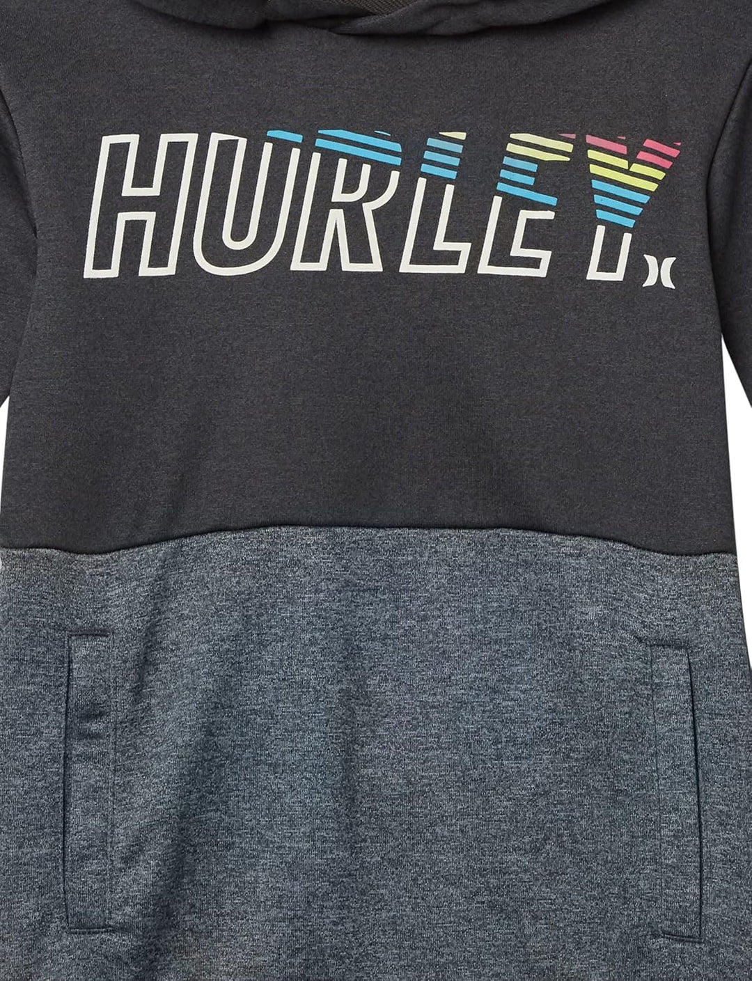 Hurley Boys' Solar Pullover Hoodie, M Schwarz