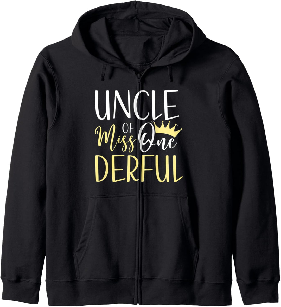 Uncle Of Miss Onederful 1. Birthday First Onederful Girl Kapuzenjacke