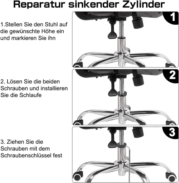 Bürostuhl Gasliftzylinders Entfernungswerkzeuge, 28mm Stahl Neigungskontroll Werkzeugsatz, Fix Sinki