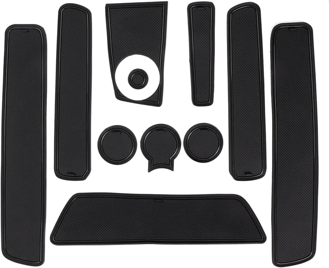 GAFAT 2018-2021 Renaul-t/Dacia Duster Antirutschmatten, Gummimatten, Mittelkonsole Becherhalter Matt