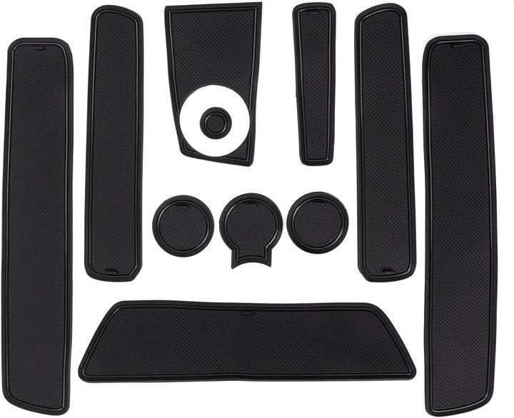 GAFAT 2018-2021 Renaul-t/Dacia Duster Antirutschmatten, Gummimatten, Mittelkonsole Becherhalter Matt