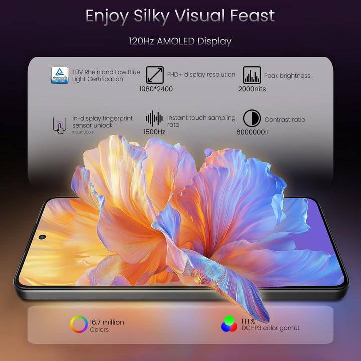 realme 14T 5G Smartphone 8+256GB,Obsidian Black, 6,67 Zoll Bildschirm, 120Hz Display, 5130mAh Akku,