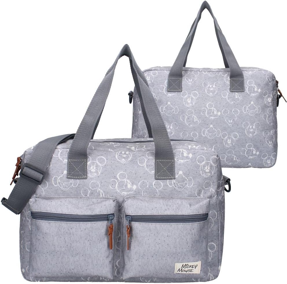 Grosse Baby Wickeltasche | mit Wickelunterlage | Disney Mickey Mouse