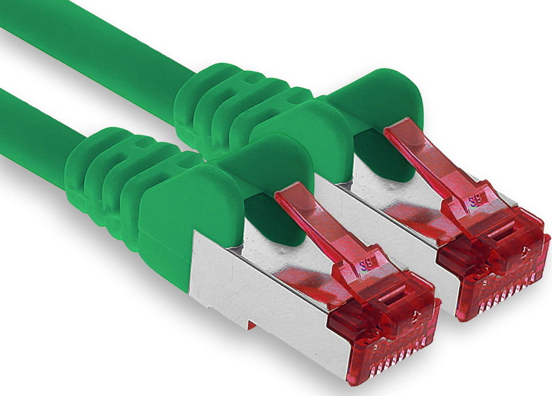 1aTTack.de - 1x 50m CAT6 Patchkabel S/FTP PIMF Schirmung CAT.6 RJ45 Netzwerkkabel Ethernetkabel DSL