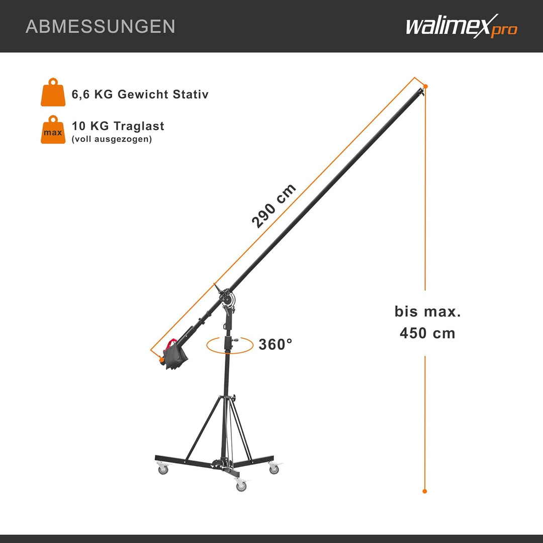 Walimex Pro Galgen-Rollstativ mit